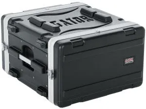 Gator GR-6L Рэковый кейс на 6U, стальные рельсы, глубина 19", вес 6.34 кг, пластик.
