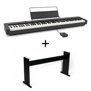 Комплект цифровое пианино + стойка: Casio CDP-S110BK + Lut-C-46B.