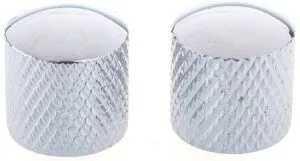 Musiclily M152-4 Ручка потенциометра, метрическая, хром (в комплекте 4 шт).