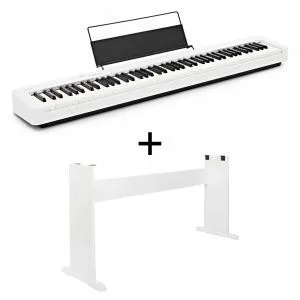 Комплект цифровое пианино + стойка: Casio CDP-S110WE + Lut-C-46W.