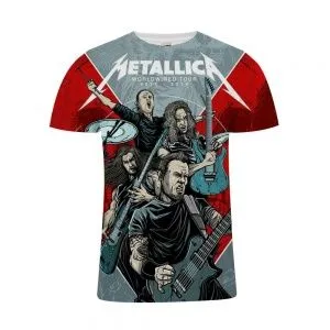 Футболка с принтом Metallica. Размер XL.