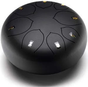 Foix FTD-108F-BK Глюкофон, 25 см, Фа мажор, черный.