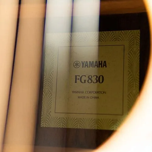 Yamaha FG830N Гитара акустическая б/у.