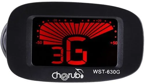 Cherub WST-630G Цифровой гитарный тюнер «прищепка».