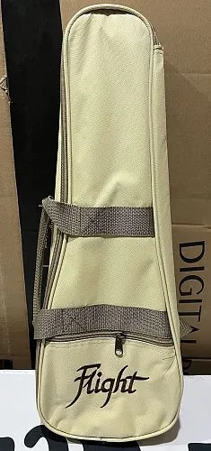Flight Чехол для укулеле концерт плотный бежевый.