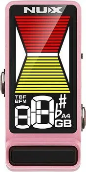Nux NTU-3-MKII-PK Flow Tune Тюнер педальный, розовый.